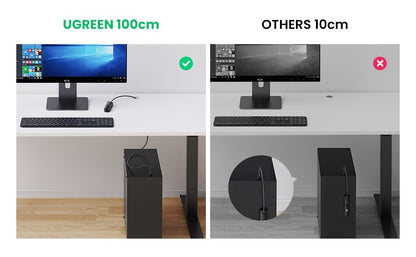 [CLEARANCE] UGREEN 4 Port USB 3.0 Splitter Hub 5V with 5Gbps Transmission Rate for Hard Drive, Flash Drive, Mouse, Keyboard, Webcam, Card Reader, Printer to PC, Desktop Computer, Laptop, PS5/PS4 | 80657