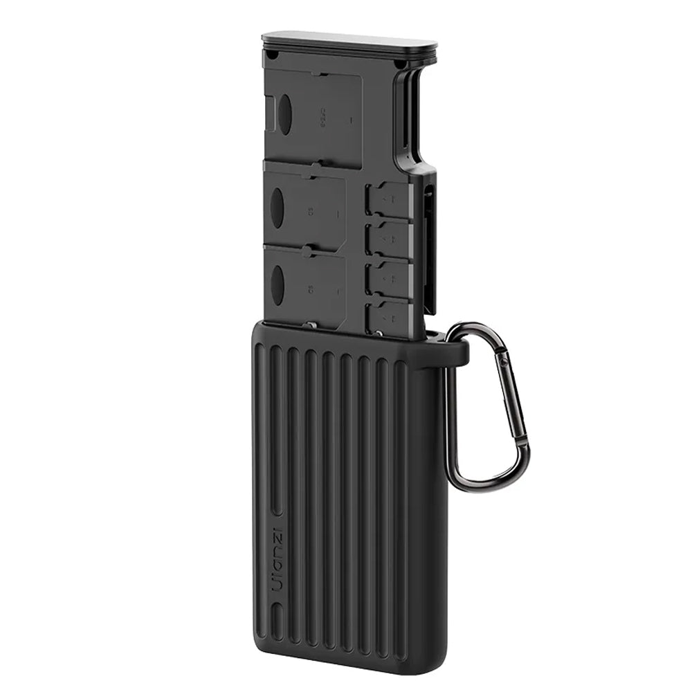 Ulanzi MCR-01 / MCR-02 USB Type-C 3.2 Gen2 High Speed Card Reader and Case for CFExpress A / B / SD 4.0 / TF and Nano Sim Multi Slot with 10Gbps Data Transfer, IP54 Rating Card Holders for Windows, macOS, iOS, Android, Linux and Chrome OS