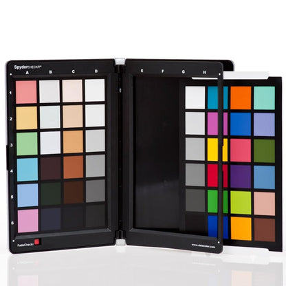 Datacolor Spyder Checkr Professiol 48 Color Chart and Calibration Tool with 2 Interchangeable Target Cards in a Hard Case for Digital Camera Photography and Studio Equipment | SCK100
