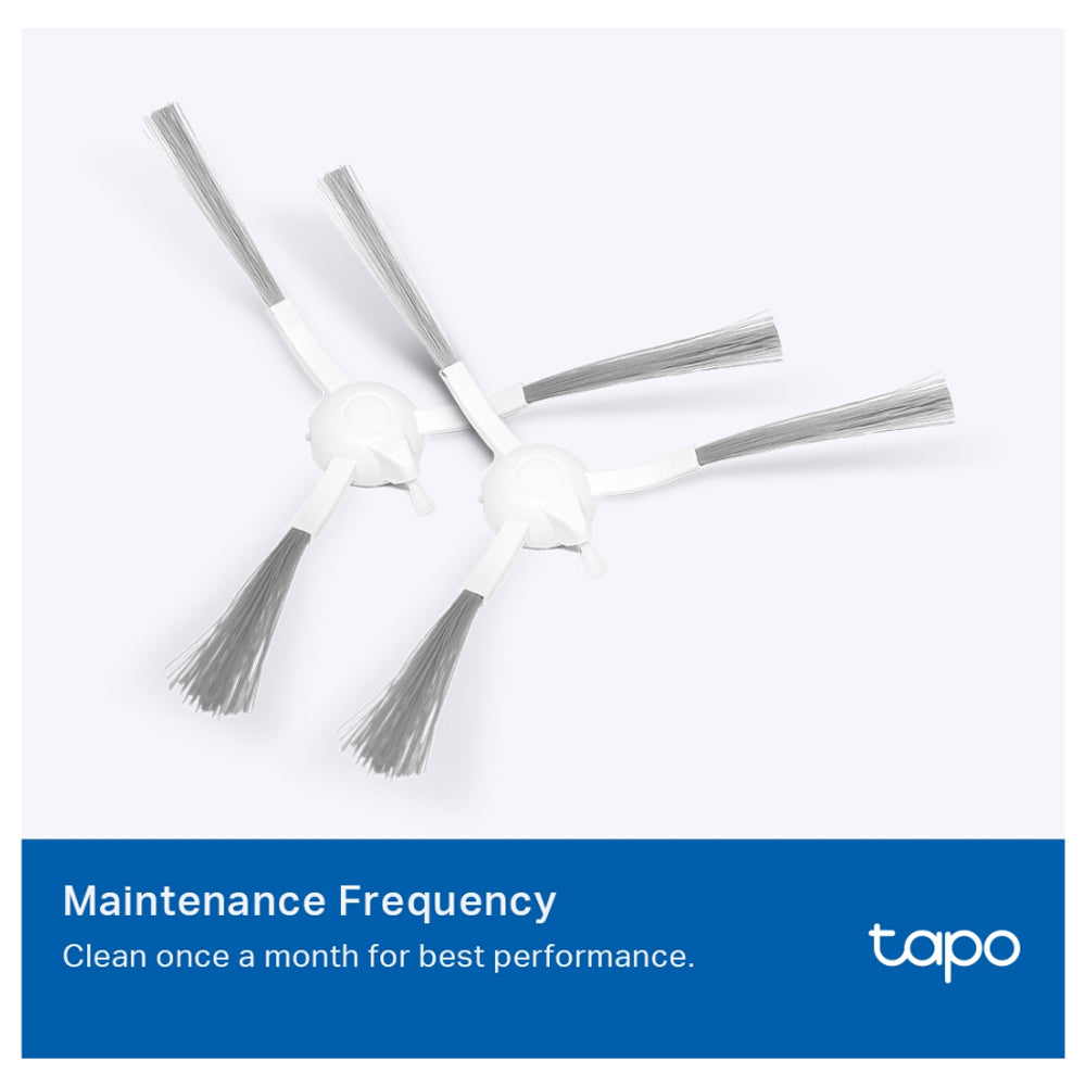 TP-Link TAPO RVA100 / RVA300 Cleaning Accessories for RV30 RV10 & RV30/RV10 Plus SMART Robot Vacuum Cleaner with Main / Side Brush and HEPA Filter Replacement Kit and Washable Mop Cloth