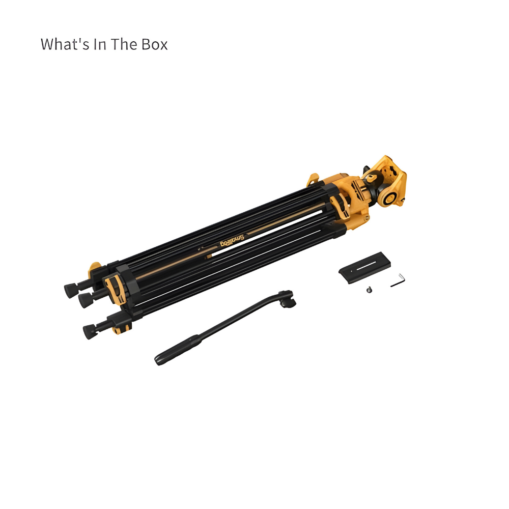 SmallRig x Transformers Heavy-Duty Fluid Head Tripod AD-01 (Bumblebee Edition)