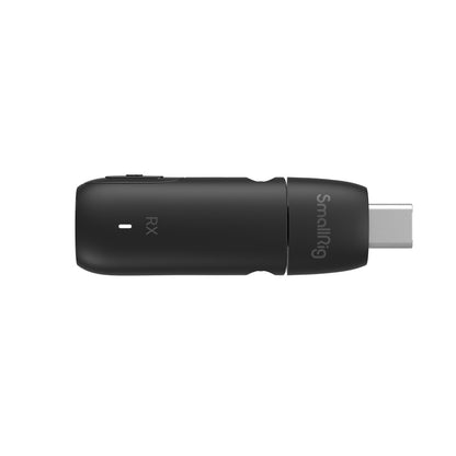 [CLEARANCE] SmallRig Wave W1-C 2.4GHz Wireless MEMS Lavalier Omnidirectional Microphone Set (TX+RX) w/ 100M Max Range, Low Latency Audio Transmission, Bidirectional Monitoring and Real Time Controls Plug and Play with Smart Pairing for Vlogging 3495