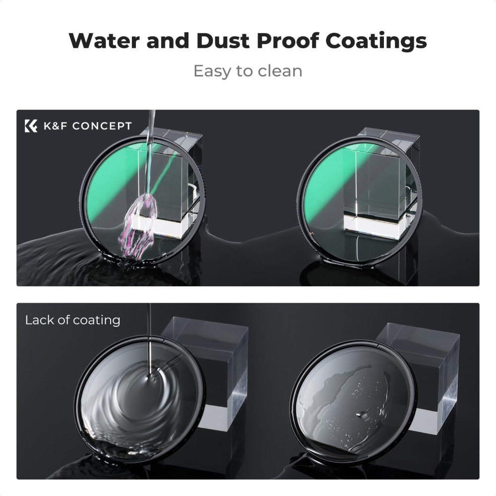 K&F Concept Nano-Xcel Series Explosive-Proof MCUV Lens Protection Filter
