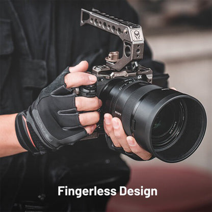 PGYTECH Fingerless Photography Gloves for Above 10°C Shooting Temperatures with Breathable Fabric and Anti-Slip Grip Design - Medium (17x8cm), Large (18x9cm) | P-GM-207 P-GM-208
