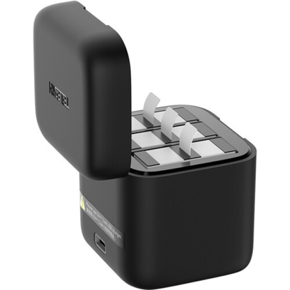 TELESIN GOPRO HERO 13 Black Triple Bay USB-C Charging Box Case / 1950mAh Rechargeable Battery for Action Cameras