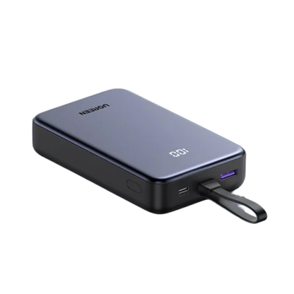 UGREEN Zapix 20000mAh Power Bank w/ Built-in USB-C Cable 22.5W Fast Charge 20W PD | PB505 (45762)