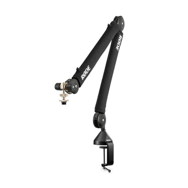 RODE PSA1+ Professiol Studio Desktop Boom Arm with C-Clamp, Max 34" / 37" Articulating Reach, 1.2Kg Max Payload, 360 Degree Arm Rotation with Integrated Cable Magement for Podcasting, Live Streaming and Broadcasting