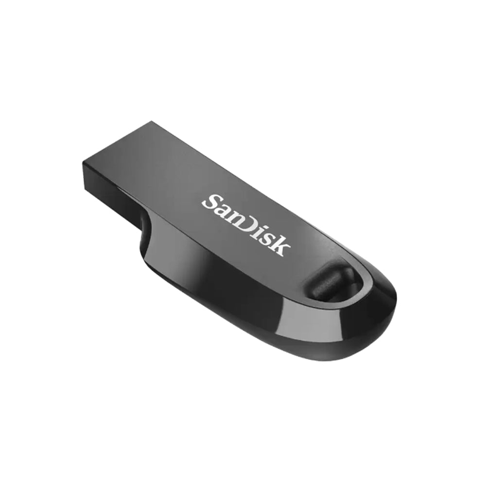 SanDisk Ultra Curve 512GB USB A 3.2 Gen 1 Flash Drive with 100MB/s Transfer Rate and RescuePRO Deluxe Support | Black, Mint Green, Indian Blue