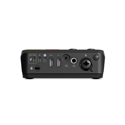 RODE Streamer X Audio Interface and Video Capture Card with Max 4K 60Hz HDR via HDMI, 4 Programmable Smart Pads, Revolution Preamps, 2 USB-C Ports and Headphone / Headset Jack for Live Streaming, Gaming, Recording and Podcasting