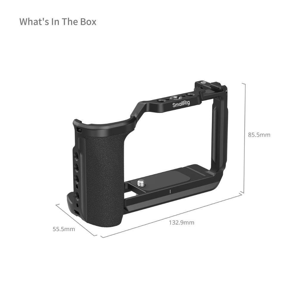SmallRig Formfitting Camera Cage / L-Shaped Grip Baseplate for Canon PowerShot V1 Digicam