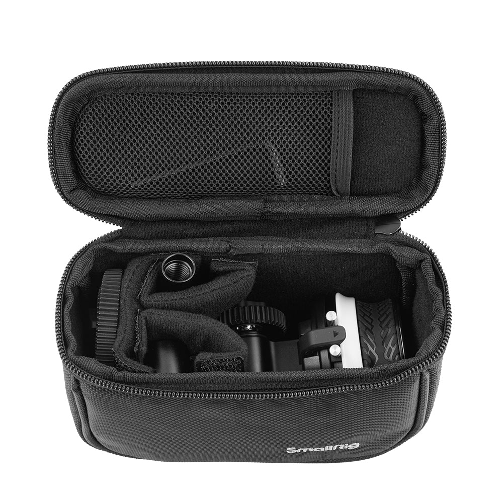 SmallRig Mini Camera Storage Bag Lightweight Protective Carrying Case for DJI Action 2 Camera with Soft Interior, Adjustable Dividers, Fits Memory Cards, Batteries and Cables 3704