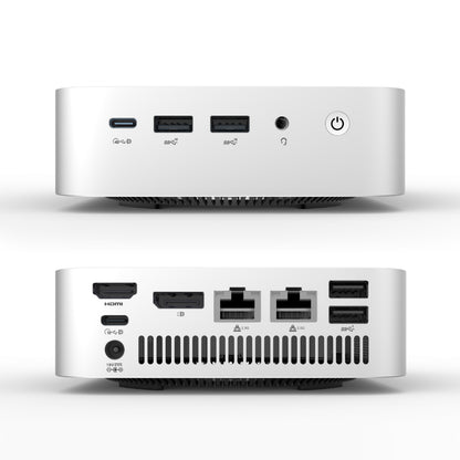 LeaderHub AD8 Mini PC with AMD Ryzen 7 H 255 32GB LPDDR5X 1TB Gen4 SSD Dual 2.5GbE Wi-Fi 6 4K Display