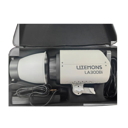 Godox Litemons LA300R RGB / LA300BI Bi-Color 330W LED Studio Monolight Bowens S Mount with Special Light Effect Presets, NFC Connection, Onboard and Wireless App Controls with Bluetooth Max 30m Range for Photography Studio Lighting