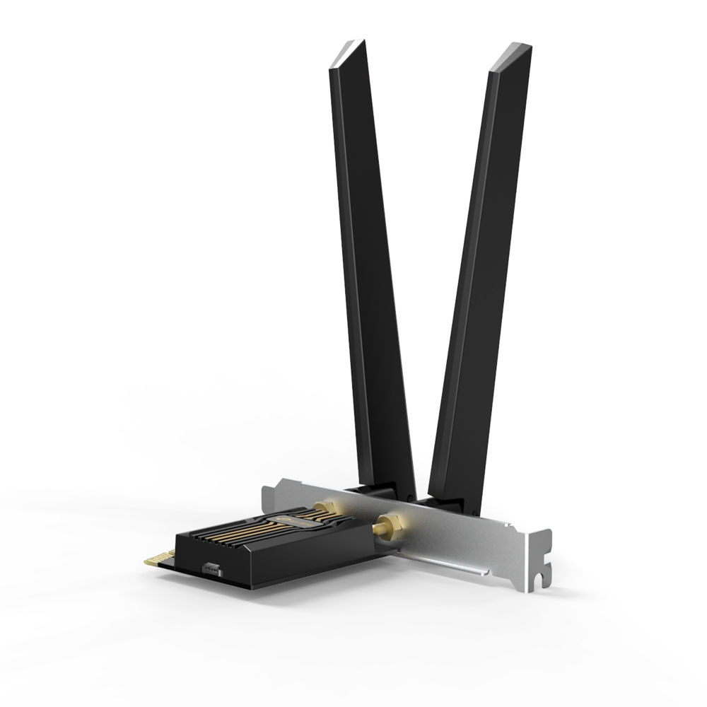 TP-Link Archer TBE400E / TBE550E / TBE552E WIFI 7 Bluetooth 5.4 Wireless PCIe Adapter with Tri Band 6GHz, 5Ghz, 2.4GHz Speeds, WPA3 Security Protocol, OFDMA, MU-MIMO Support and Low Profile Brackets for Internet and Networking