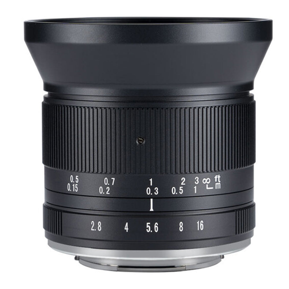 7Artisans 12mm F/2.8 Mark II APS-C Format Fujifilm X Mount Wide Angle Prime Lens MF Manual Focus Large Aperture for Mirrorless Cameras