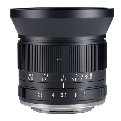 7Artisans 12mm F/2.8 Mark II APS-C Format Fujifilm X Mount Wide Angle Prime Lens MF Manual Focus Large Aperture for Mirrorless Cameras