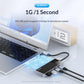 [CLEARANCE] ORICO Type C 4 in 1 Hub Compact and Portable Aluminum Alloy + ABS with 10Gbps Transfer Rate Type C USB 3.0 USB 3.2 USB A Type C PD 100W Drive Free Fast Cooling High-Performance Zero-Latency for Windows Mac OS Linux iPad | DH-2U2C