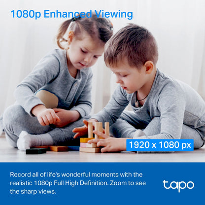 TP-Link Tapo C222 / C220 2K QHD / C200C 1080p Full HD Home CCTV WIFI Camera with 360° Pan / 114° Tilt, Night Vision, Smart AI Motion Detection, 2-Way Audio and 512GB MicroSD Slot for Home Security