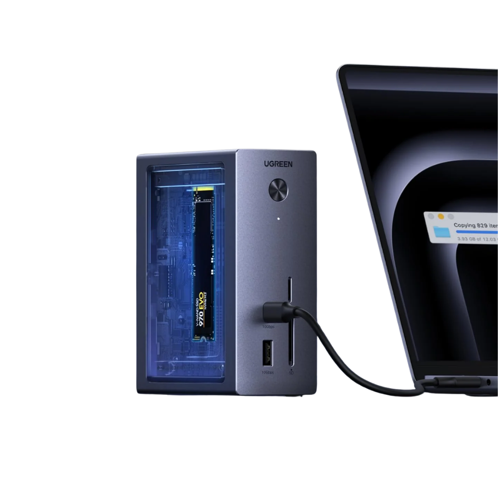UGREEN 10-in-1 USB-C Hub Docking Station w/ M.2 SSD Slot 4K 60Hz HDMI 100W PD 10Gbps | CM923 (55735)