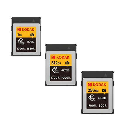 KODAK CFexpress Type B V2.0 256GB / 512GB / 1TB Memory Card
