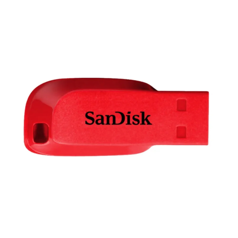 SanDisk Cruzer Blade 32GB USB A 2.0 Flash Drive for PC Desktop Computer Laptop | Red