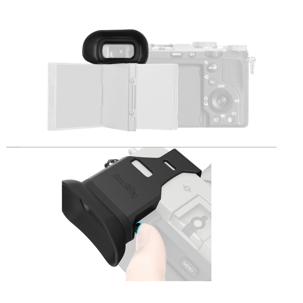 SmallRig Camera Viewfinder Eyecup for Sony a7C II & a7CR with Anti-Loss Lanyard | 4819