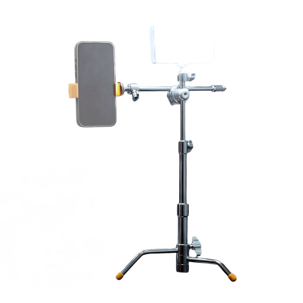 Meking DC-102 DC-102B Desktop Mini C-Stand 48cm Max Height, 3-Section 2Kg Max Load Capacity