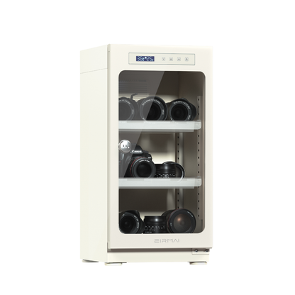 Eirmai MRD-55T 50L Electronic Dry Cabinet Camera Lens Dehumidifying Storage Box | Black, White