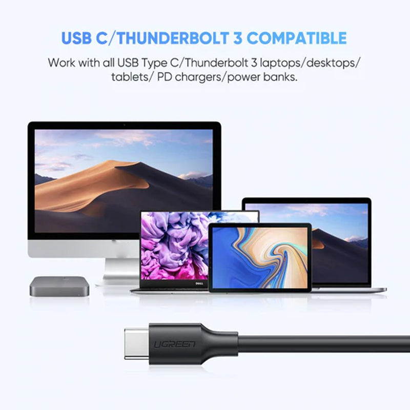 UGREEN 15W 3A USB C to Micro B 3.0 Fast Charging & Data Sync Cable (1 Meter) with Up to 5Gbps Transfer Rate, Multi-Layer Shielding for MacBook, PC, Desktop Computer, Laptop, Tablet, Camera, External Hard Disk Drive, Portable SSD | 20103