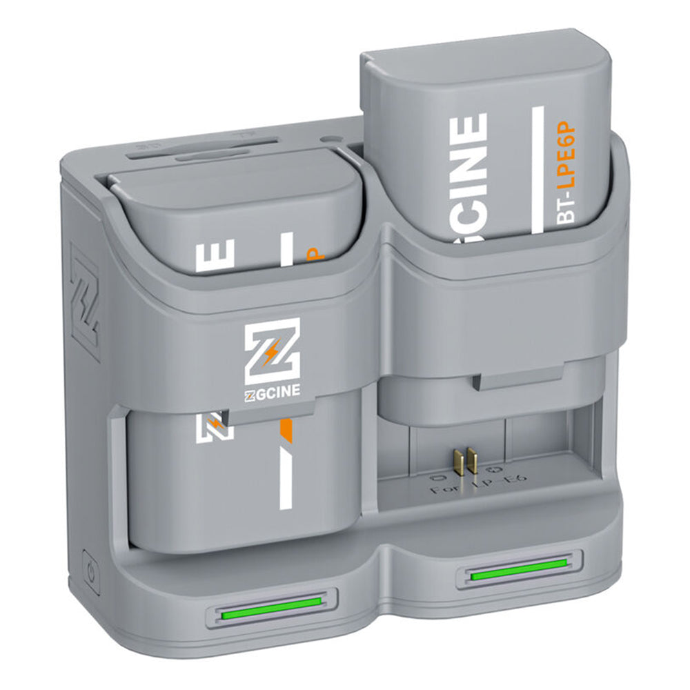 ZGCINE Dual / Triple Battery Charging Case & LP-E6P 2600mAh Camera Battery for Select Canon Camera
