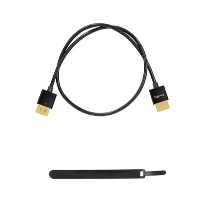 SmallRig 35cm 55cm Ultra-Slim Design Gold Plated HDMI Cable Male to Male with 4K UHD 60Hz Resolution Support and PVC Jacket for Camera Accessories | 2956 2957B