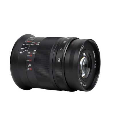 7Artisans 60mm F/2.8 Mark II APS-C Format Sony E Mount Macro Telephoto Prime Lens MF Manual Focus for Mirrorless Cameras
