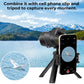 K&F Concept 80x100 Waterproof Monocular Telescope with Multi-Coated BAK-4 Prism Lens, Mobile Phone Mount Adapter, and Tripod for Outdoor Sports Hunting Hiking Camping Travel Photography