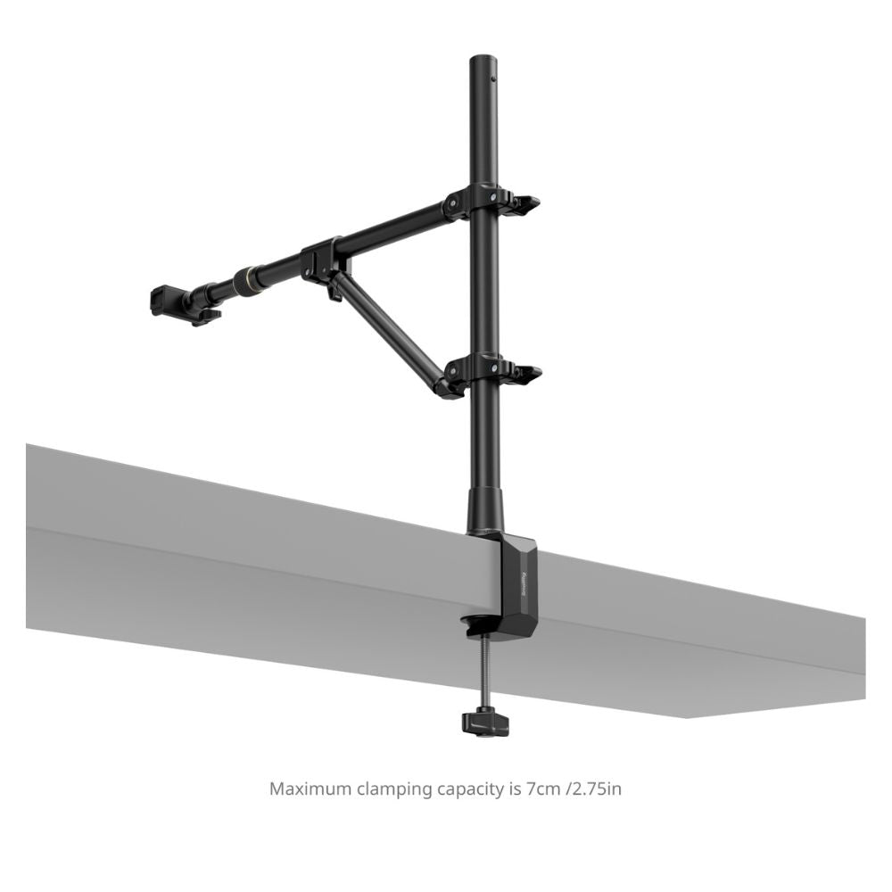 SmallRig Camera Desktop Overhead Bracket for Photography and Live Streaming with 3kg Load Capacity, Triangular Support Structure, Adjustable Crossbar, and Cable Management | 4304