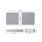 ORICO M.2 NVME SSD Solid State Drive Enclosure with USB4 Type-C Interface, 40Gbps Transfer Rate, 4TB Max Capacity with UASP TRIM Function for Smartphone PC Desktop Laptop | M224C3-U4 | Gray, Rose Gold, Silver