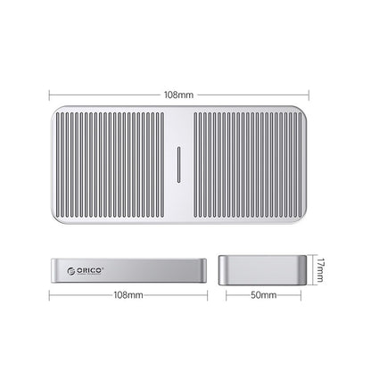 ORICO M.2 NVME SSD Solid State Drive Enclosure with USB4 Type-C Interface, 40Gbps Transfer Rate, 4TB Max Capacity with UASP TRIM Function for Smartphone PC Desktop Laptop | M224C3-U4 | Gray, Rose Gold, Silver