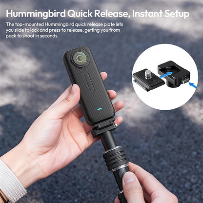 Ulanzi VL03 Motorcycle Bike Panoramic Selfie Stick Monopod for insta360 One X2 X3 | T119