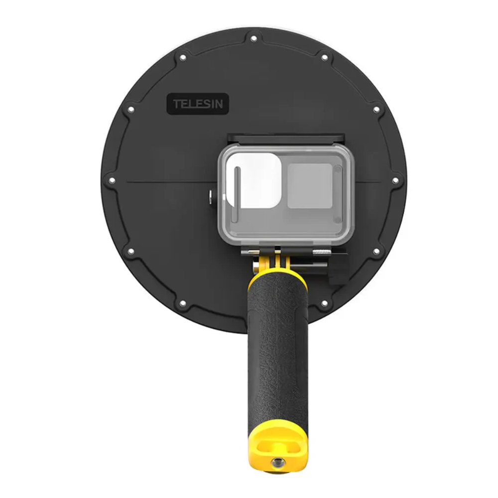 TELESIN GoPro HERO 13 12 11 10 9 Underwater 6" Dome Housing Port Max 98ft Depth Rating for Action Cameras