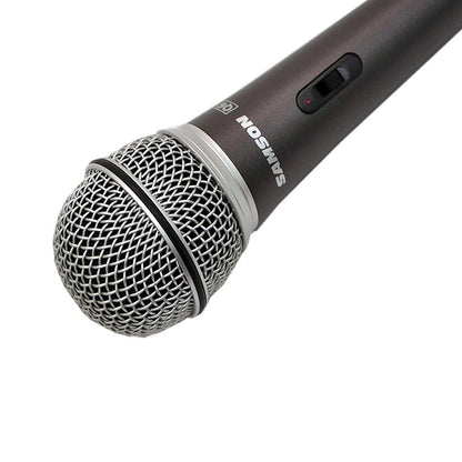 Samson Q6CL 3-Pack Professiol Supercardioid Dymic Microphone Bundle Set Kit with Mic Clip & 18' XLR Cable for Vocal and Instrument Recording, Studio, Live Performance, Karaoke, with 80Hz to 15kHz Frequency Response