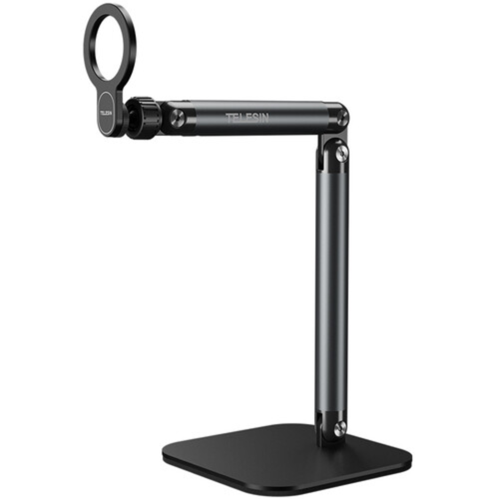 TELESIN Desktop MagSafe Smartphone Stand with Articulating Arm and Anti Slip Base
