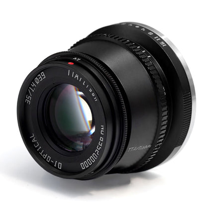TTArtisan 35mm F/1.4 APS-C Format Canon EF-M Mount Prime Lens Large Aperture Sonnar Optical Design Full Metal Body, MF Manual Focus, 11" Focus Distance, Clicked Aperture Ring for Smooth Bokeh & Low Light Photography | Black