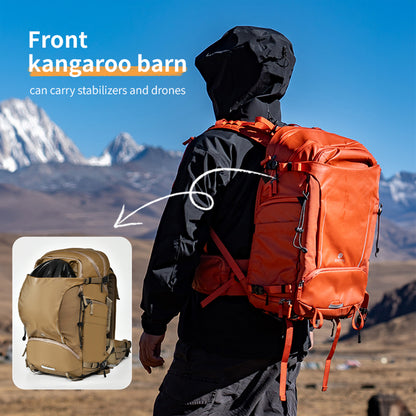EIRMAI S35 / S25 Waterproof Camera Photography Backpack 2 DSLR Bodies, 5 Lenses, Laptop, Tripod Holder Compartment -Available Color and size