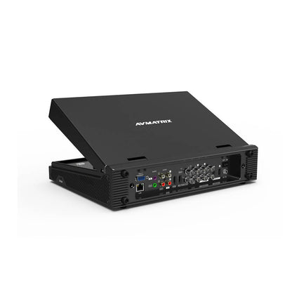 AVMATRIX PVS0613U Portable 6-Channel SDI/HDMI Multi format Streaming Switcher with 13.3" Display Monitor IPS FHD 1080p 60Hz Multiviewer for Video Livestreaming, Virtual Studio, Concert and Live Sports