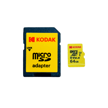 KODAK 64GB 32GB MicroSD UHS-I SDXC A1 V30 U3 Memory Card 4K Ultra HD
