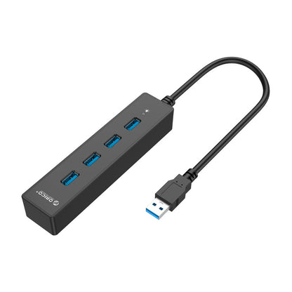 ORICO 4-Port USB 3.0 Hub with 5Gbps Transmission Rate and Windows, MacOS, and Linux Support for Computers and Laptops