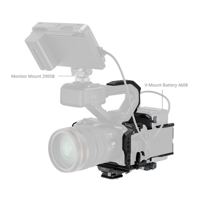 SmallRig Basic / Advanced Cage Kit w/ XLR Handle Extension for Canon EOS C50 Professional Camera Rig