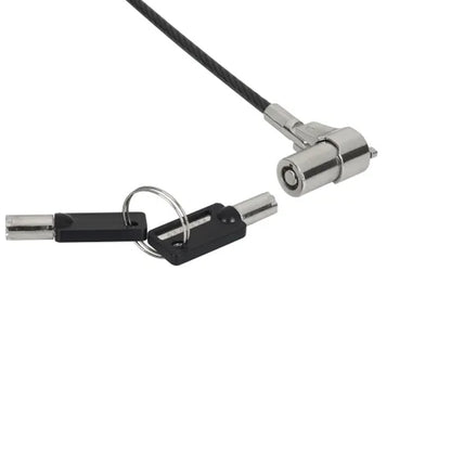 ArgoX Key Type Security Laptop Lock Cable with Braided Carbon Steel Wire - 2.5 x 6mm, Nano Slot for PC, Laptop, Computer Desktop, Monitor, CPU | SP-KL803 | SP-KL804