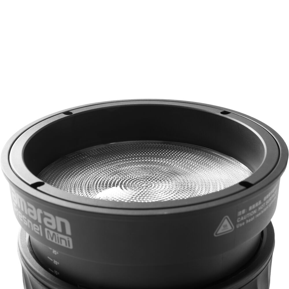 Amaran by Aputure Mini Reflector Bowens S Mount Silver Interior 25 Degree Beam Angle for Ray 60C & 120C COB LED Lights