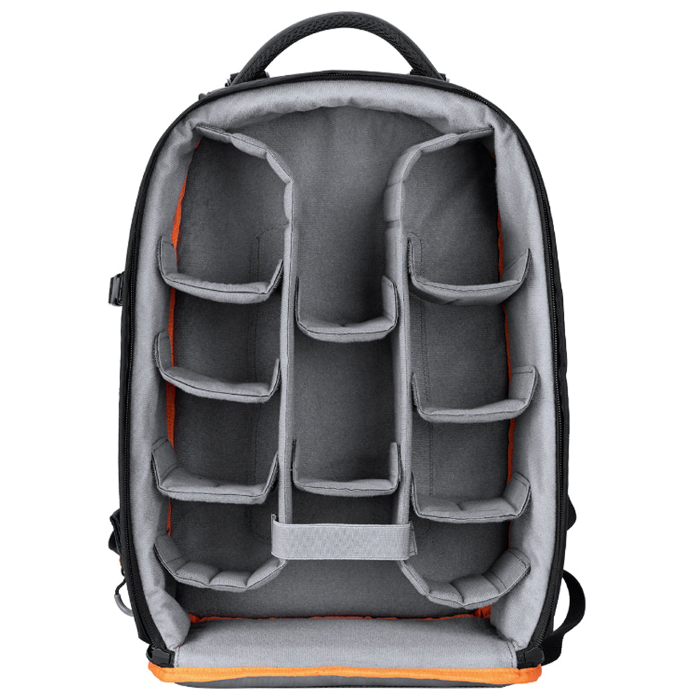 K&F Concept 15L / 18L Nature Wander 05 Waterproof Camera and Drone Backpack Knapsack fits 15.6" Laptop with Padded Dividers, Rain Cover for DSLR / Mirrorless and Other Photography Accessories