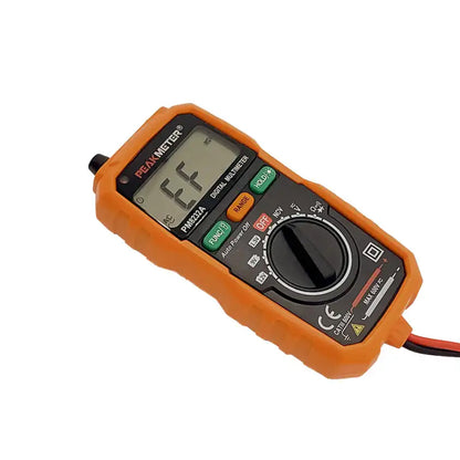 Peakmeter PM8232A  Auto Range Pocket Digital Multimeter Voltmeter with Dual Test Leads for AC / DC Voltage Tester, Resistance, 1.5V / 9V / 12V Battery with NCV Voltage Detection & Flashlight